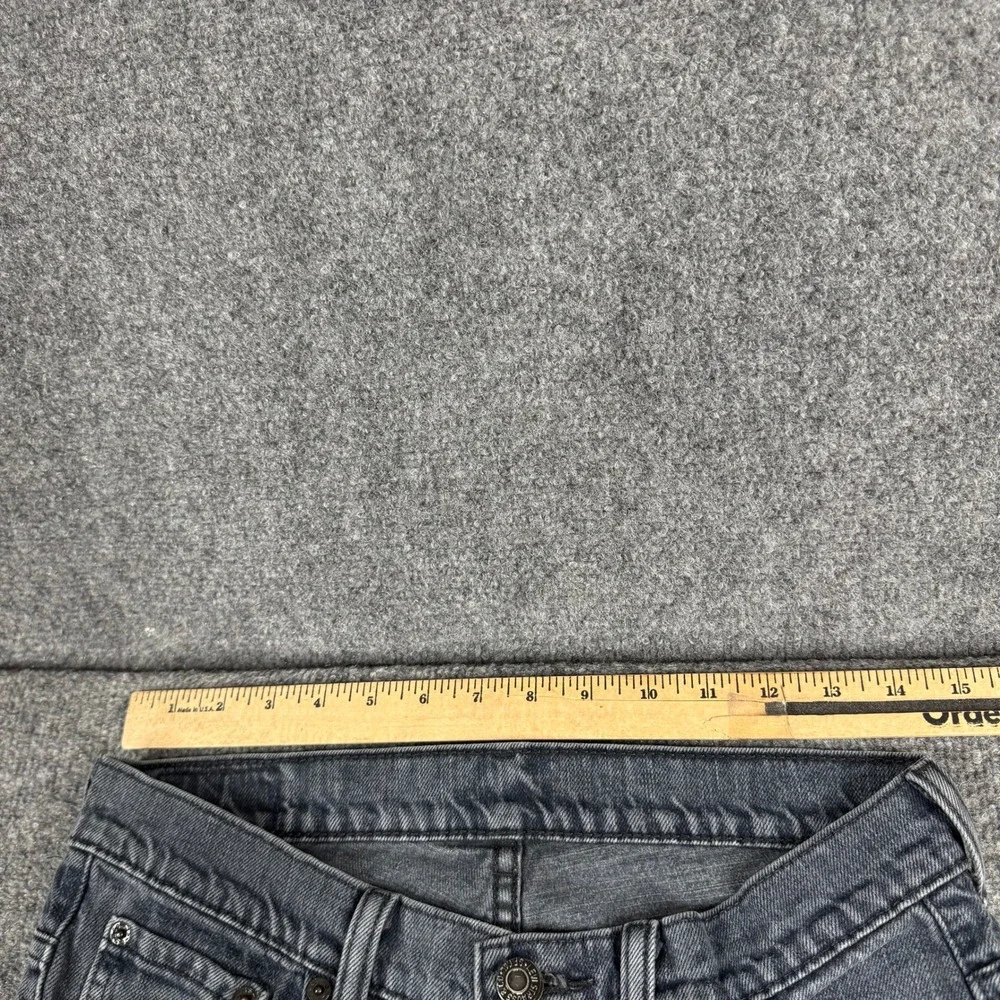 Levi's Jeans Mens Size 30x28 Black 511 Skinny Fit Faded Denim Stretch Casual